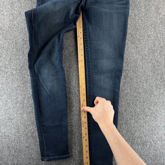 True Religion Jeans Women Stretch Jegging Spell Out Logo Denim Urban ACTL 29X28 - Picture 10 of 16